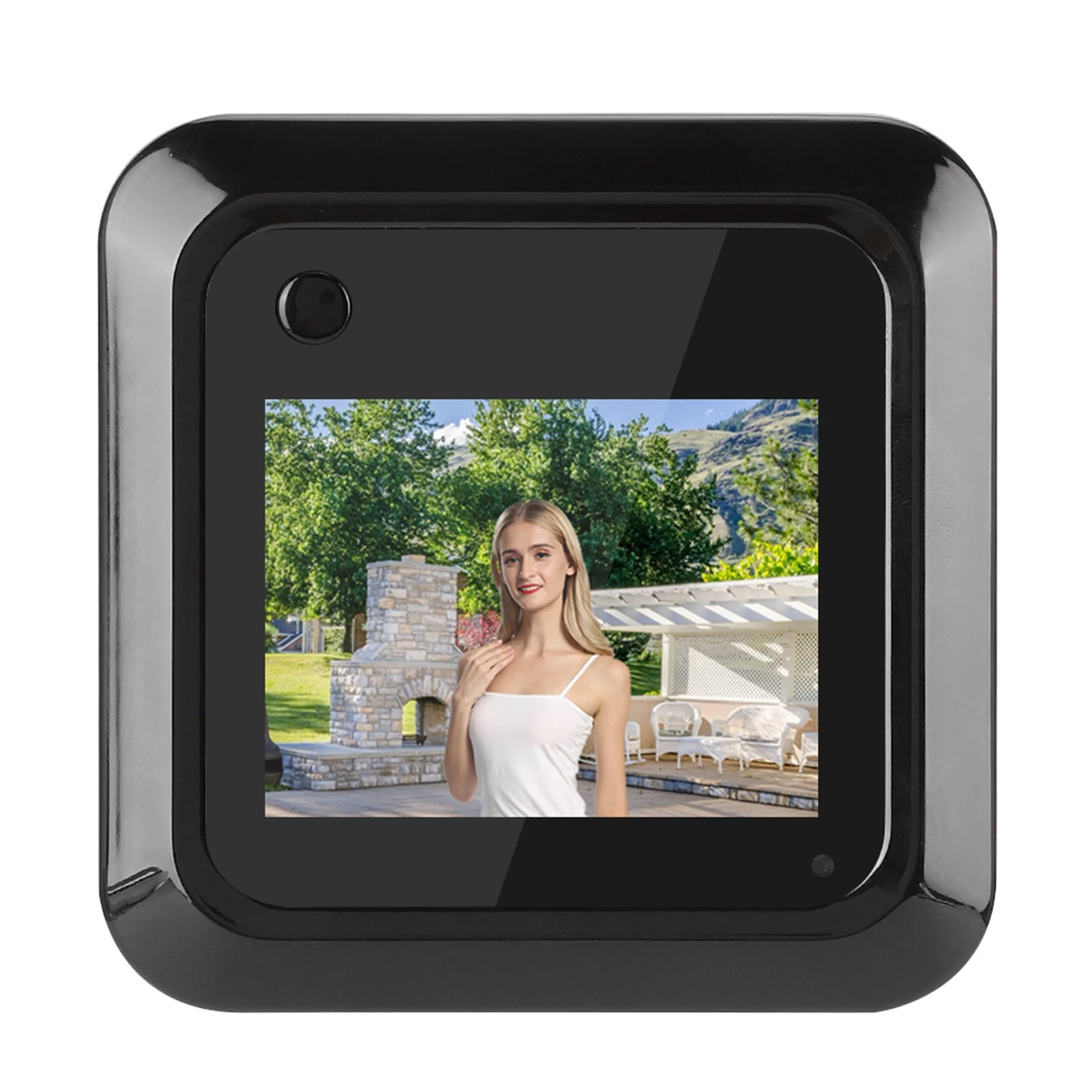 Türspion Home Security System 2,4 Zoll Smart Door Viewer TFT LCD Display 0,3 MP 95 °   Fotoaufzeichnung mit Weitwinkelkamera