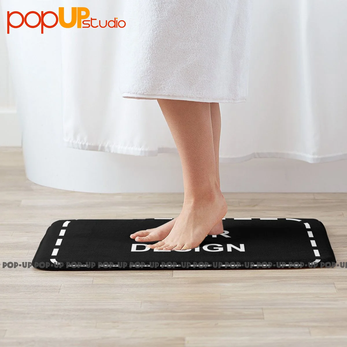 Personalized Customized DIY Logo Mat Rug Carpet Fluffy Foot Pad Door Cushi - Image By POP-UP Store