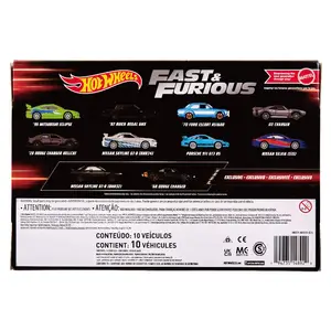 Hot Wheels-Nissan Skyline GTR BNR32 Nissan Silvia S15Mitsubishi Eclipse Model Modell, 1:64 Skala, Geschenke, Hnt21 8 Hauptverkauf Mitsubishi Eclipse Fast and Furious - №3