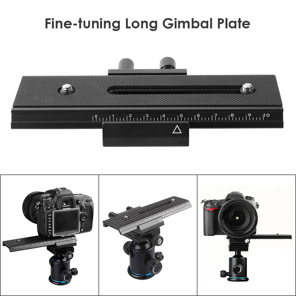 LP-01 2 Way Macro Focusing Rail Stabilizer Slider for Digital SLR Close-up Shooting Photography Focusing Movable Accessories