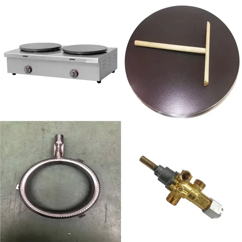for Commercial Gas Biscuit Crepe Maker Pancake Machine Food Making Equipment Factory Training Use