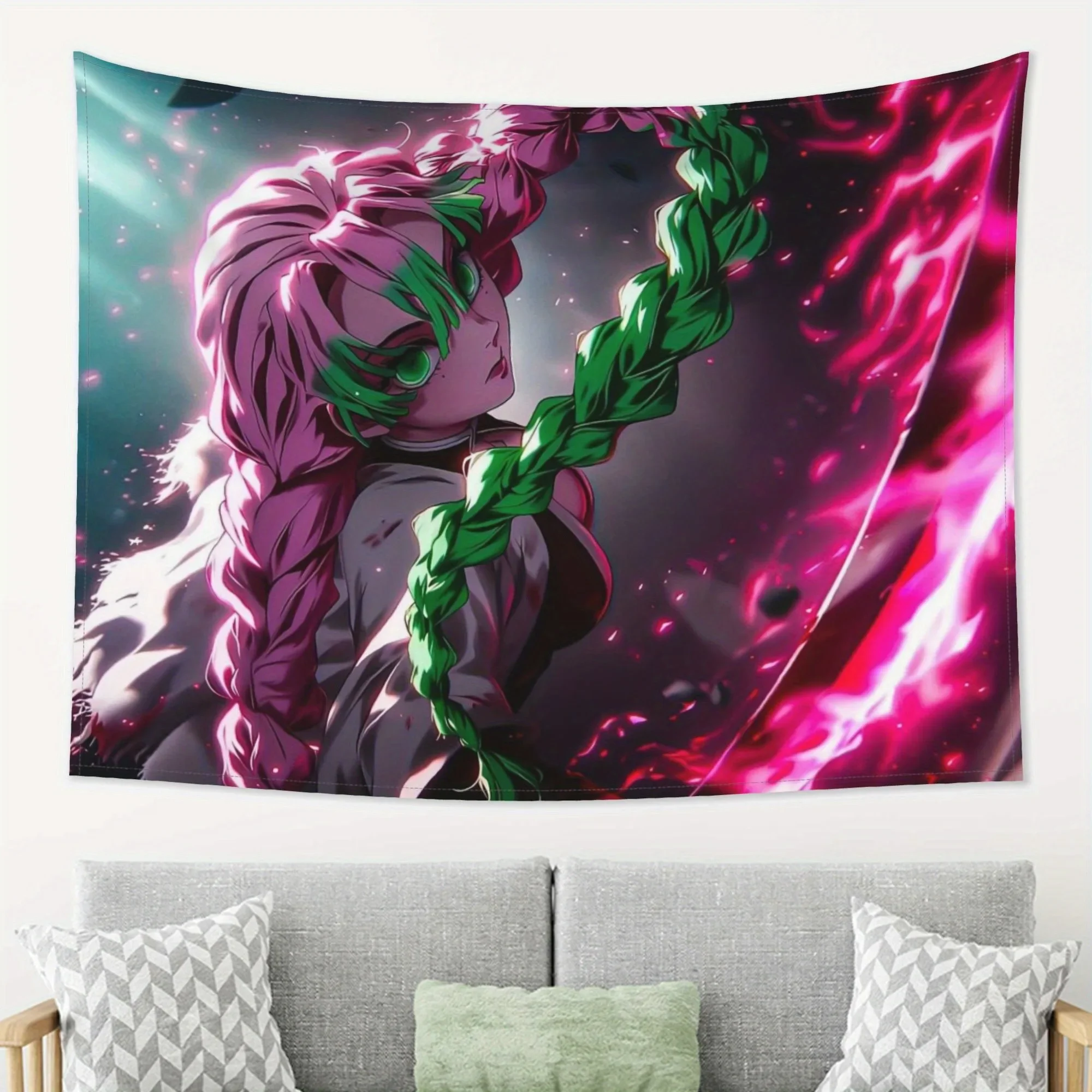 mitsuri-kanroji-tapecaria-cabelo-rosa-e-verde-duravel-acessorio-de-festa-perfeito-e-decoracao-de-quarto-de-presente-sala-de-estar-quarto-parede-de-festa