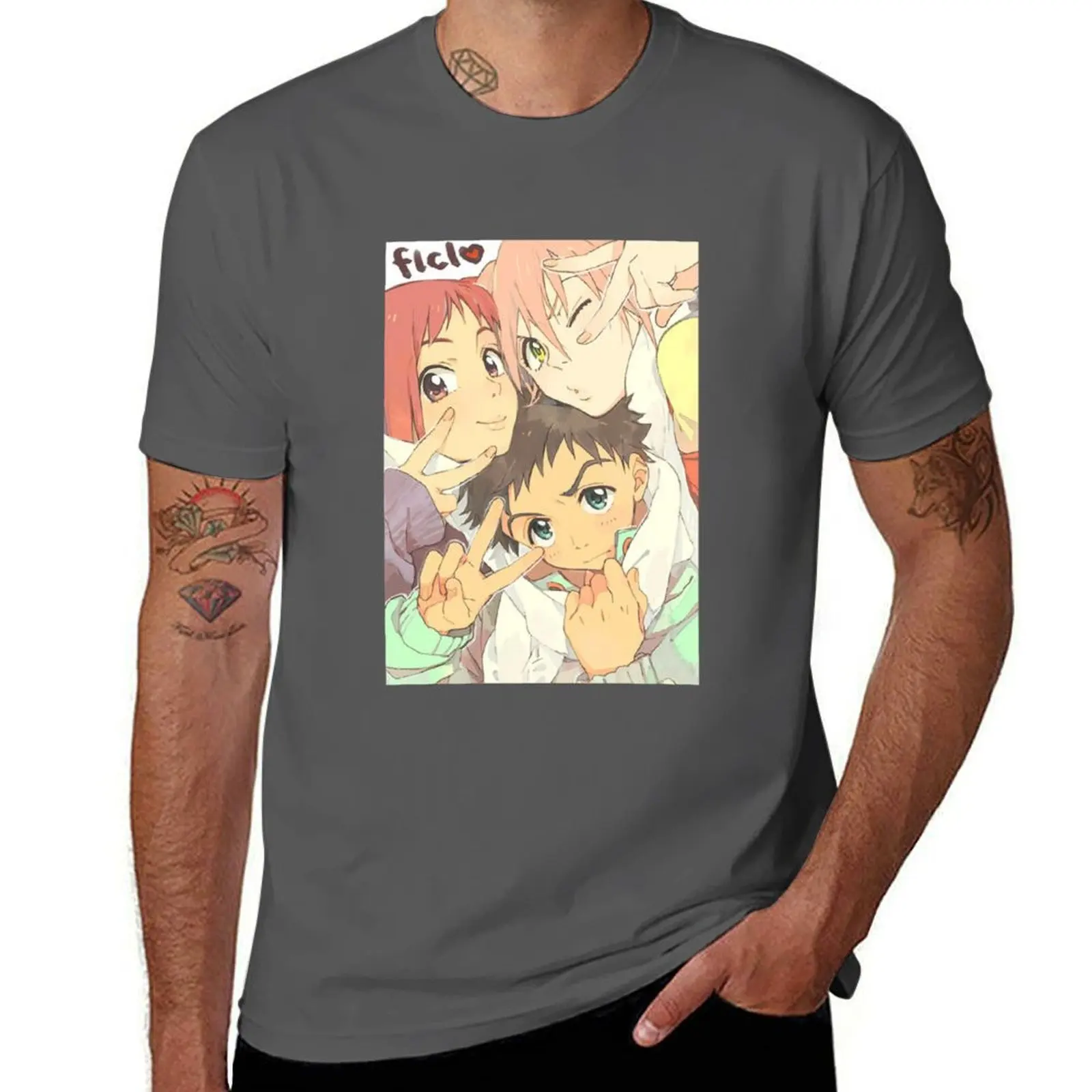 

FLCL T-Shirt Urban Style Print T-Shirt