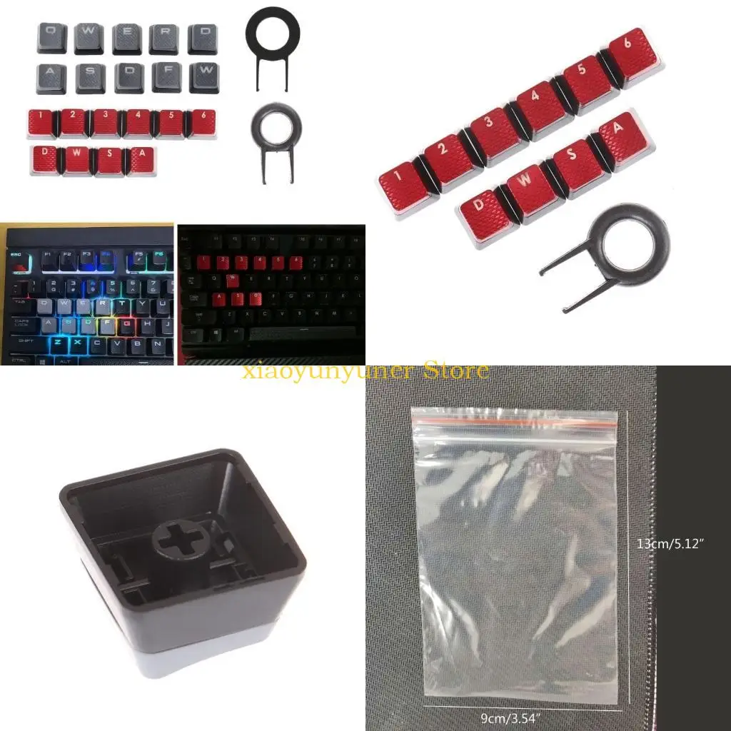 

P9JB Anti Slip Keycaps for Corsair K70 RGB K95 K90 K65 K63 Mechanical Keyboards