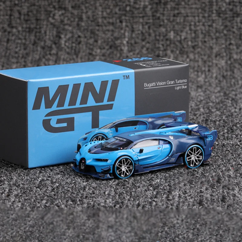 1:64 Scale Bugatti VGT Vision Gran Turismo Simulation Alloy Car Model Static Display Collectible Toy Gift Decoration Souvenir