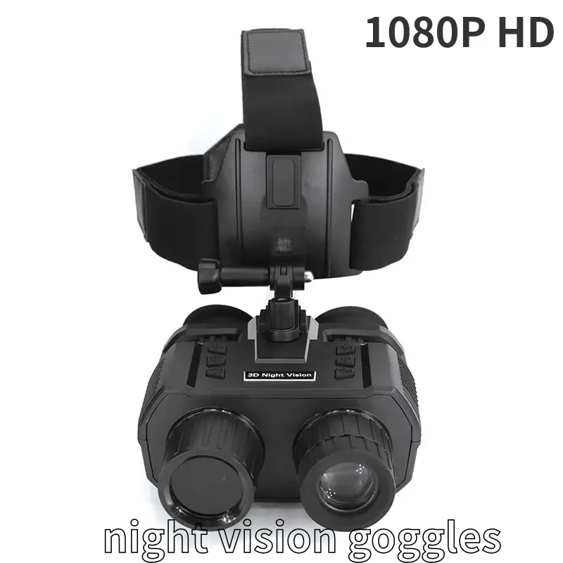 

1080P HD Outdoor Infrared Night Vision Head-mounted Night Vision Binoculars Goggles Hunting Camping Telescope Helmet NV8000