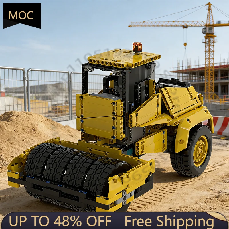 872 PCS Speedy Sports Car roadroller - 42114 B model MOC Customize Modular Building Block Popular Simple DIY Festival Toy Gift