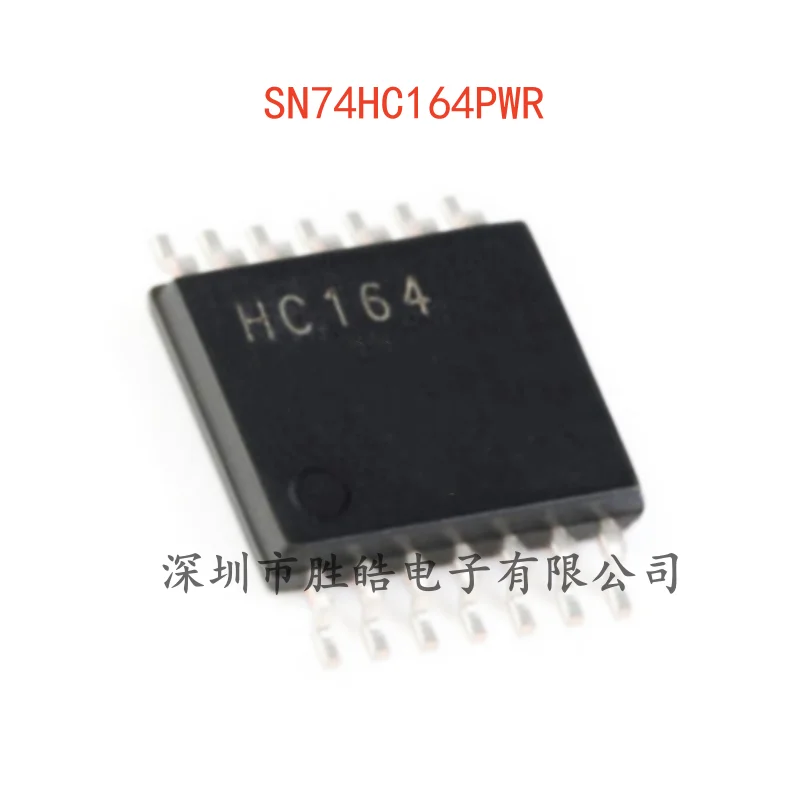 

(10PCS) NEW SN74HC164PWR 8-Bit Parallel Output Serial Shift Register Chip TSSOP-14 SN74HC164PWR Integrated Circuit