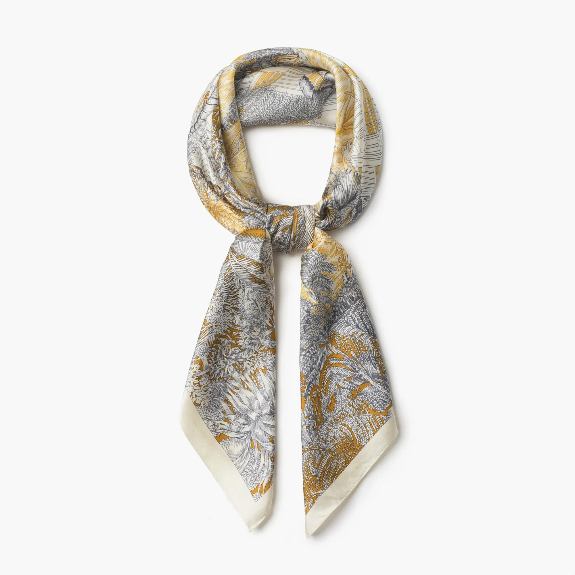 Silk silk scarf large square scarf women's spring and autumn new mother's birthday mulberry silk gift box scarf shawl outside