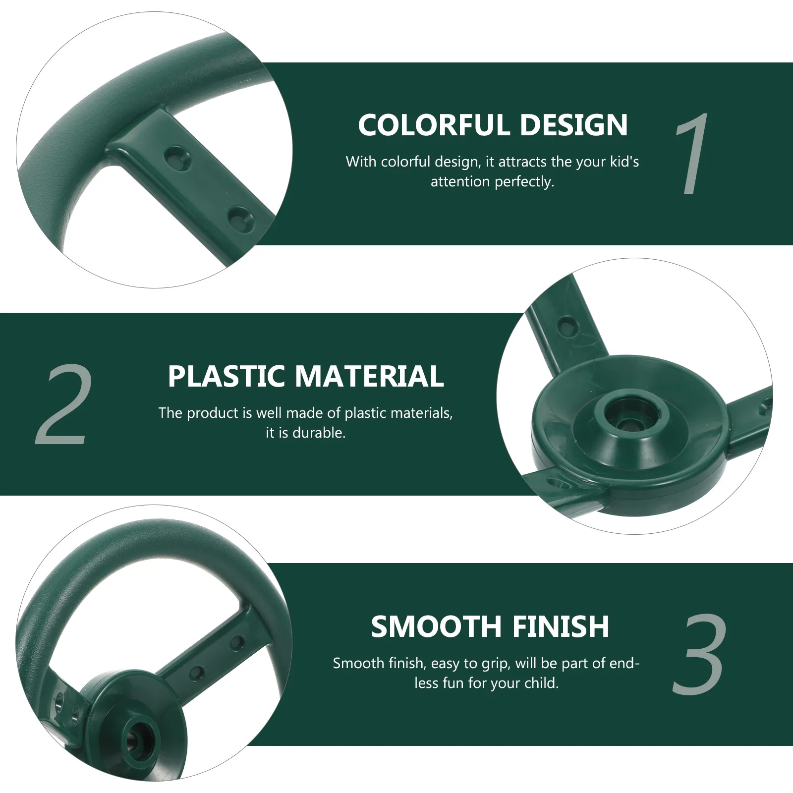 

Plastic Steering Wheel Swing Seat For Kids Outdoor Playground Equipment Swing Round Disc Recreation For Children