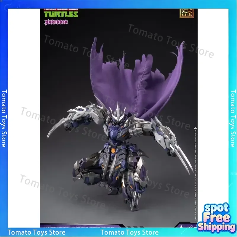 HEATBOYS Original Authentic Finger Ring for TMNT Anime MechaHeat Shredder Alloy Finished Mecha Movable Doll Model Figurine