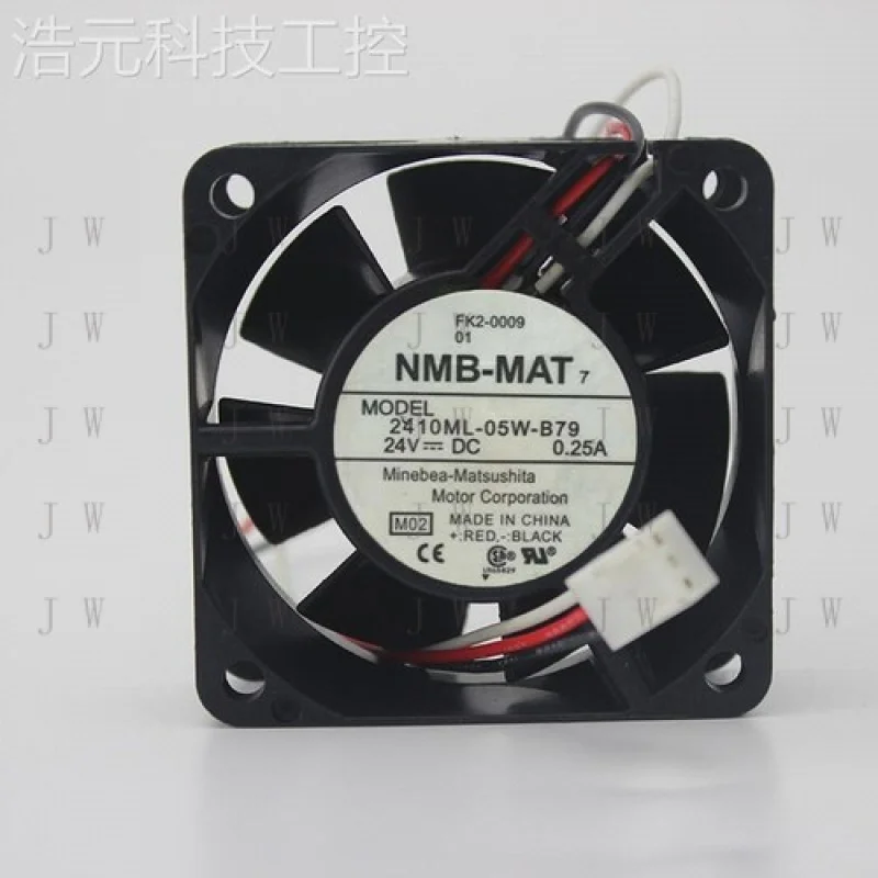 

DDZ FOR NMB Fan 2410ML-05W-B79 DC 24V 0.25 6025 6 cm inverter cooling fan 3 PIN