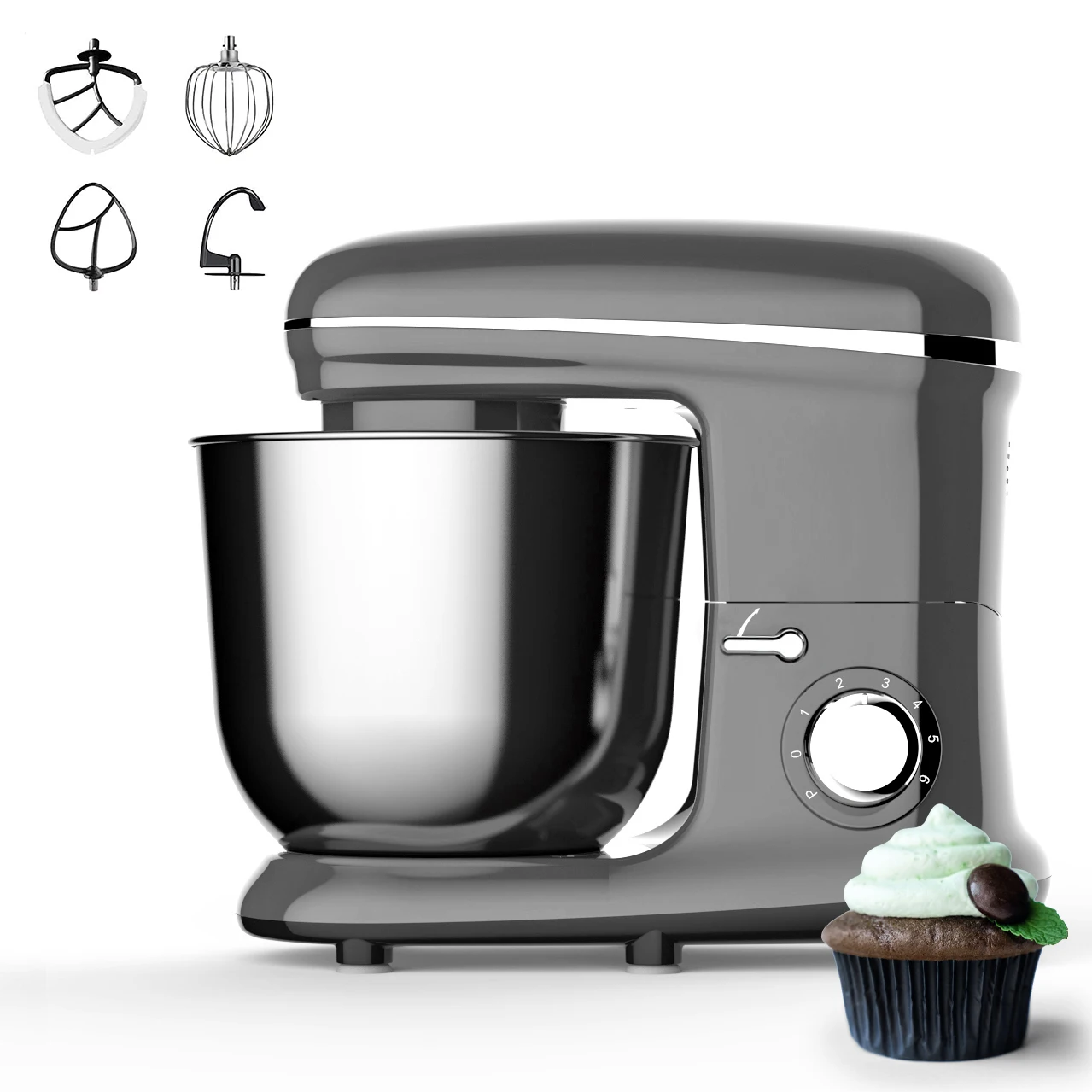 

2026 New ModelWholesale Electric Appliances 6.5L Bowl Stand xer for Cake Food Preparation with Reliae Housing Stru