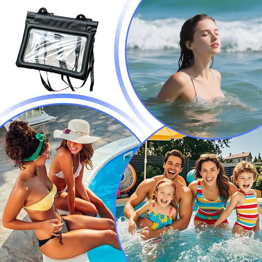 Wasserdichte Touchscreen-Trockentasche, Schwimmfähige Handyhülle, Robuster Schutz für Schwimmen, Schnorcheln, Tauchen, Strand und Kreuzfahrten – Detail 6