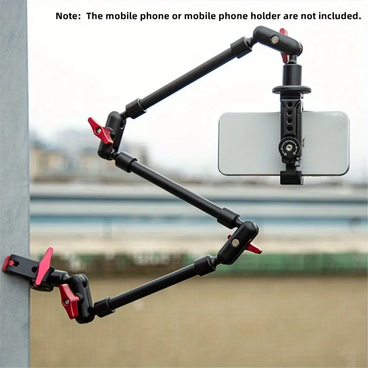 Nouveau support articulé magique à trois bras pour smartphone, caméscope, caméra d'action, pince murale, tablette, webcam