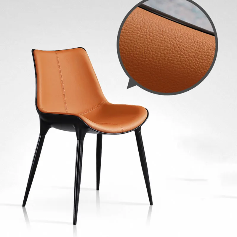Chaises de Salle à Manger Ergonomiques Modernes, Chaise Gain de Place Extérieure, Accessoires de Meubles Confortables pour Chambre à Coucher