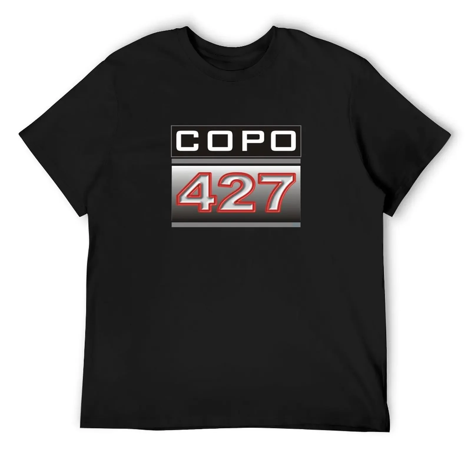 

COPO 427 T-Shirt vintage clothes oversized t shirt boys animal print plain t shirts men