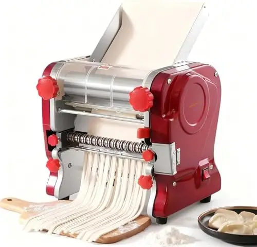 

Электрическая машина для приготовления пасты с роликом из нержавеющей стали, лезвиями 3/9 мм, регулируемой толщиной теста (0,3-5 мм)