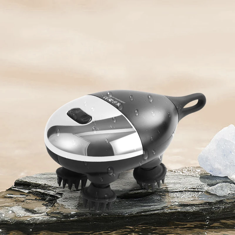 الذكية الكهربائية الصغيرة الأخطبوط كامل الجسم العجن مدلك متعدد الوظائف فروة الرأس الإجهاد الإغاثة العلاج رئيس مدلك