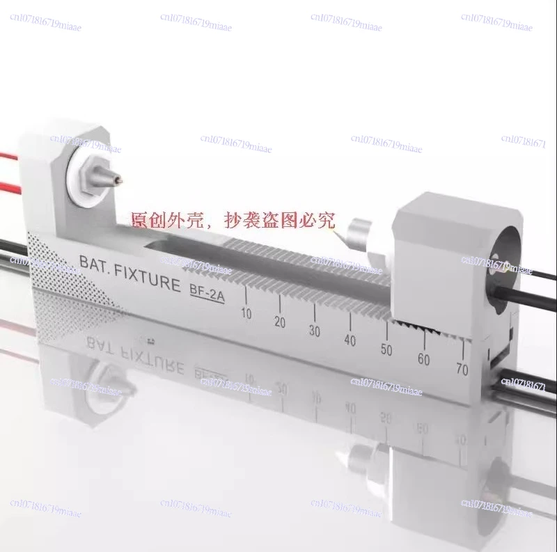 Original Double Self-locking Aluminum Alloy CNC Four-wire Battery Holder, Fixture BF-2A BF-2L for 18650 AA