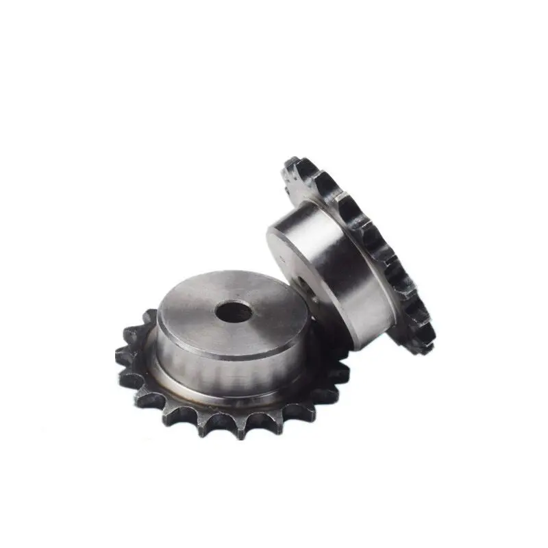 1~5P 04C Chain Gear 45# Steel 8-23 Teeth Industrial Sprocket Wheel Process Hole 5/6/8mm Quenching Table Wheel Teeth Pitch 6.35mm