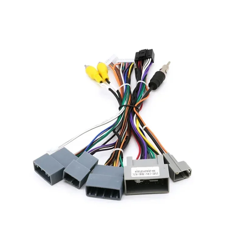 Android Car Radio Canbus Box Decoder Wiring For HONDA CIVIC 2012/ CRV 2012-2016 16pin Harness Adapter Power Cable