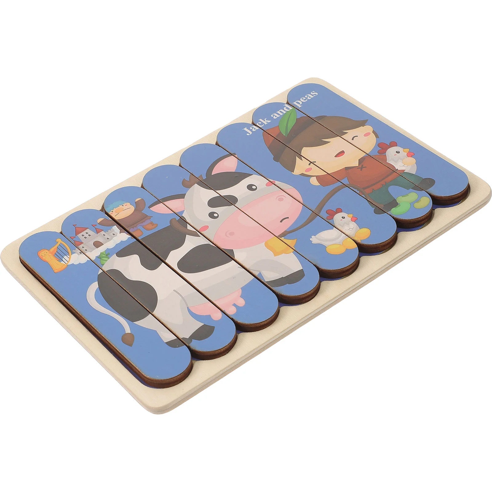 Children's Bar Puzzle Kids and Parent Playing Toy Interactive Learning Wood Wooden Recognition Toys Toddler Puzzles Educational