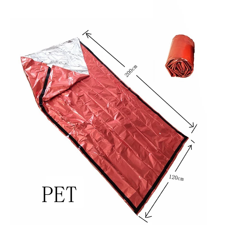 Emergency Sleeping Bag 2 Person Survival Sleeping Bags Thermal Bivy Sack Emergency Blanket for Camping Hiking