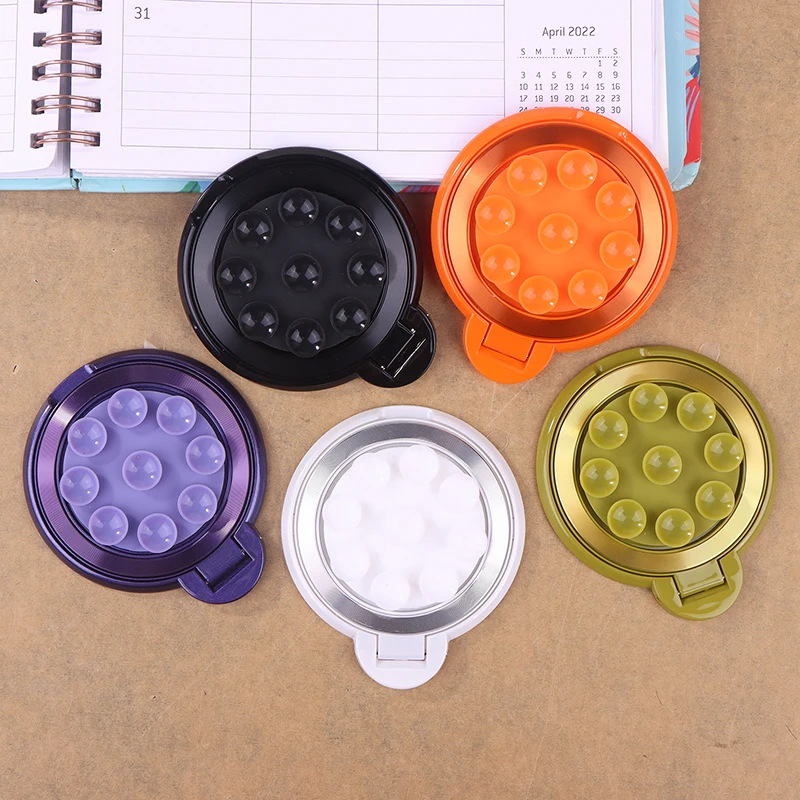 Secure Grip Magnetic Phone Holder with Silicone Ring and Anti-slip Suction Cup Design