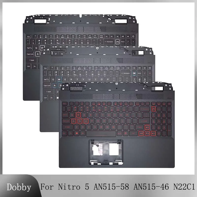 

Оригинальная новая клавиатура для ноутбука Acer Nitro 5 AN515-58 N22C1, запасная верхняя клавиатура для геймера