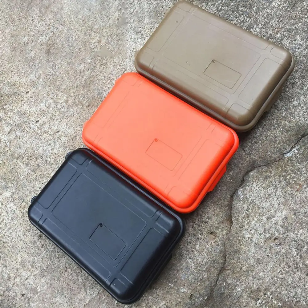 Case Storage Box Container Outdoor Camping Travel Waterproof Airtight Survival