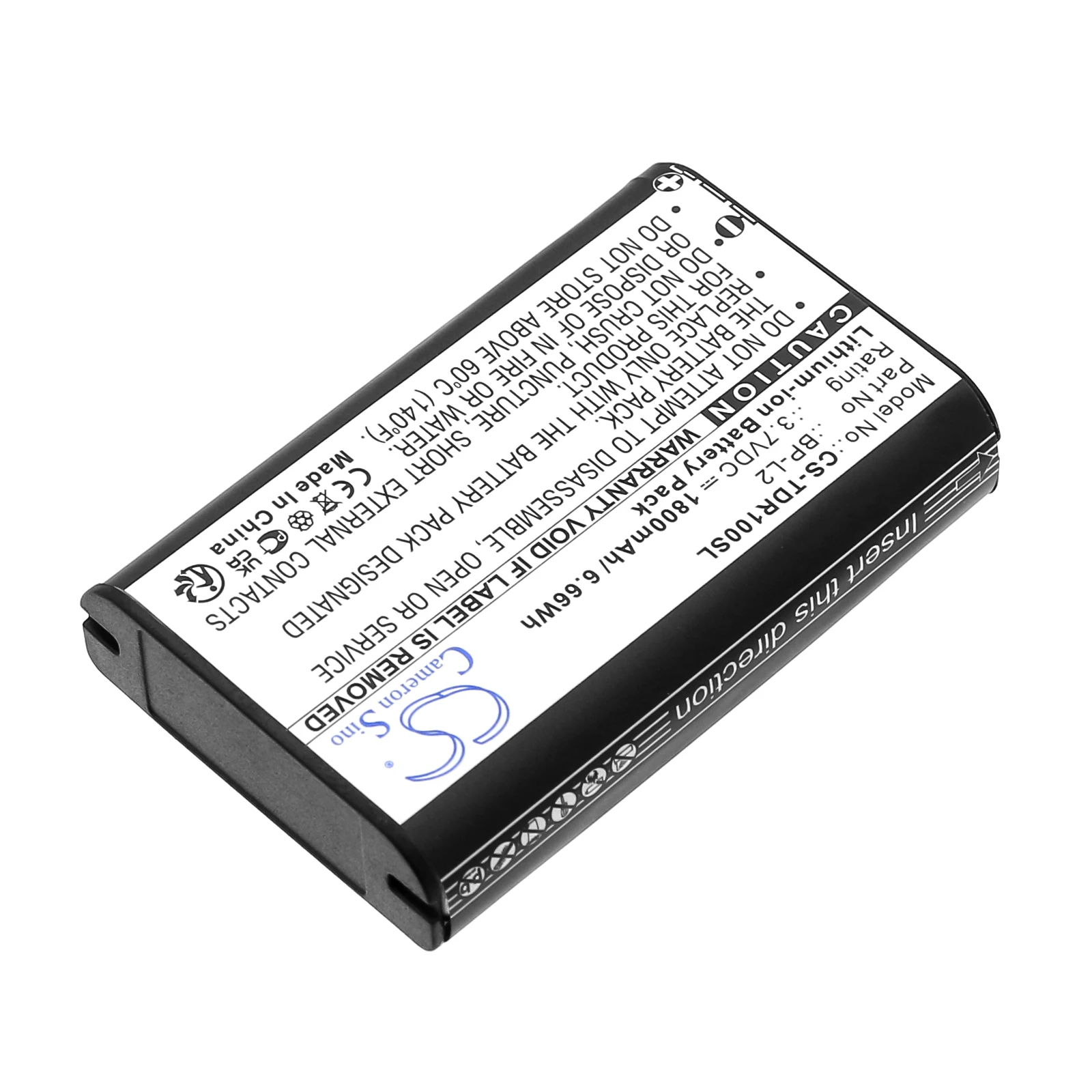Recorder Battery For Tascam:DR-1,GT-R1,BP-L2,--1800mAh/6.6Wh--Li-ion--3.70V