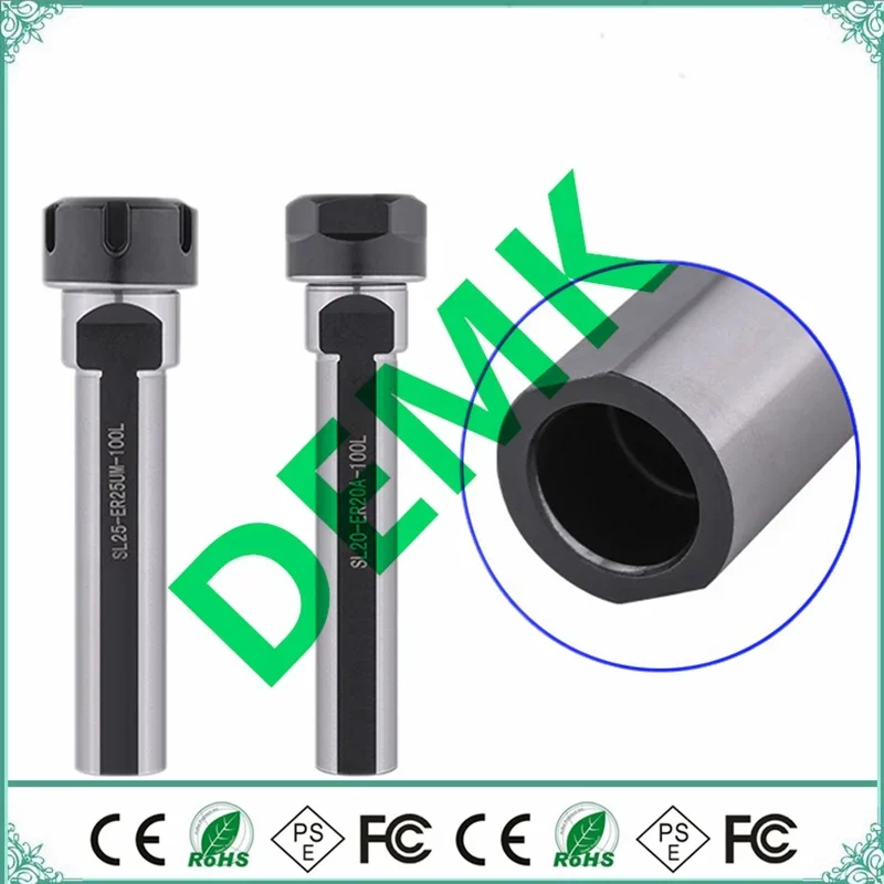Suporte Automático do Mandril do Torno Aperto er Poderoso Haste de Extensão Mecânico Sl16 Sl20 Sl25 Er16 Er20 Er25 Er32 100l
