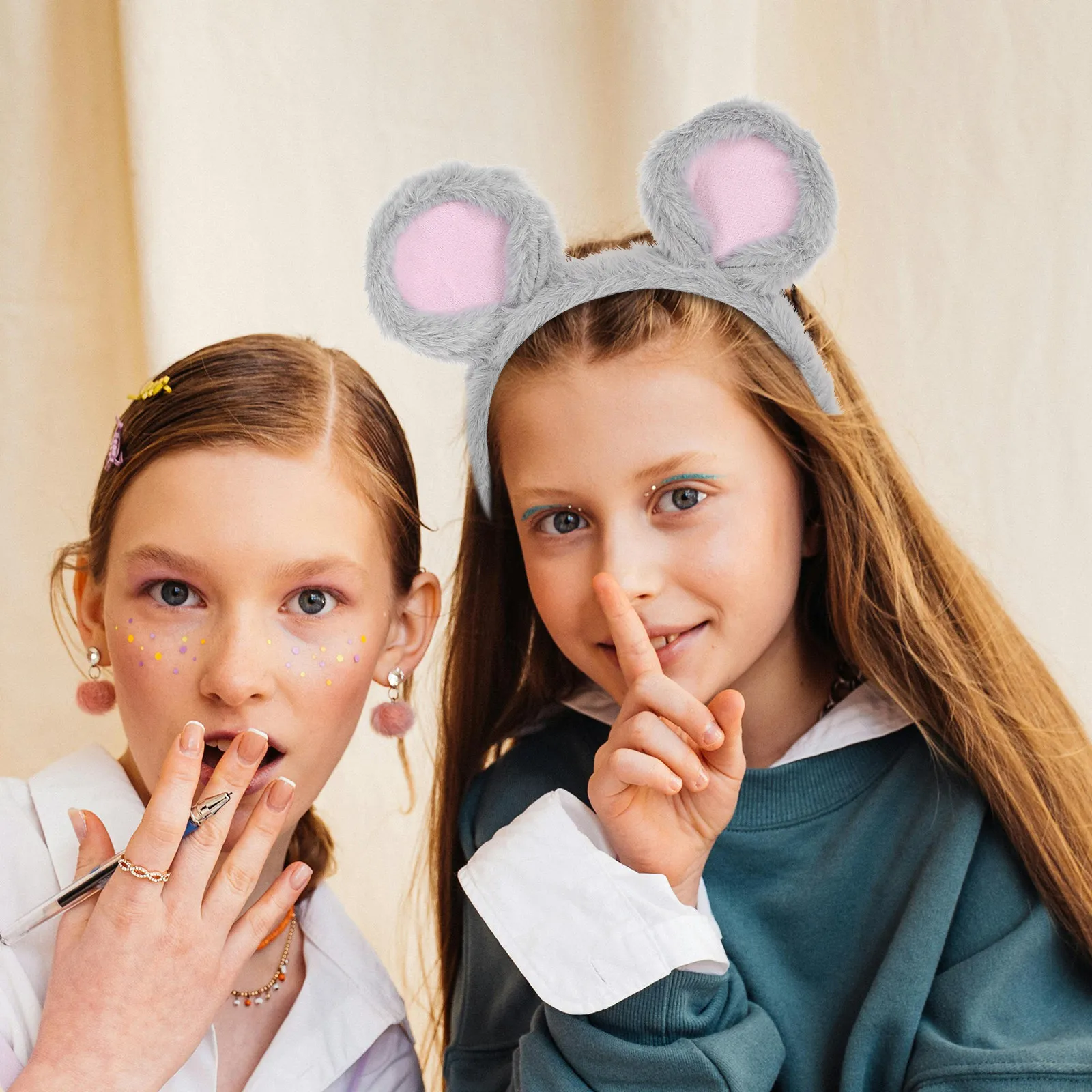 

Animal Ear Headband Halloween Festival Party Headpiece - Mouse Ears Headband For Kids - Cosplay Dress Up Costume Accessory