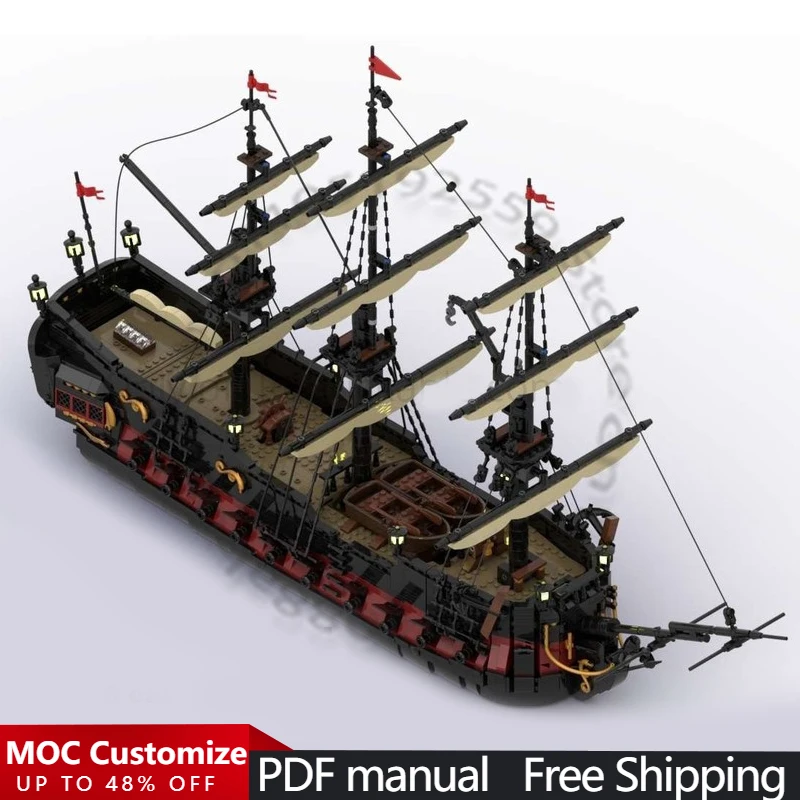 

3794 PCS War series Pirate Ship MOC Customize Modular Building Block Technology Brick Educational Model DIY Assembly Toy Gift