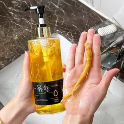 Ginseng Root Hair Loss Shampoo Oil Control Nourishing Anti Dandruff Silicone Free Hair Shampoo Organic Hair Care Products 400ml