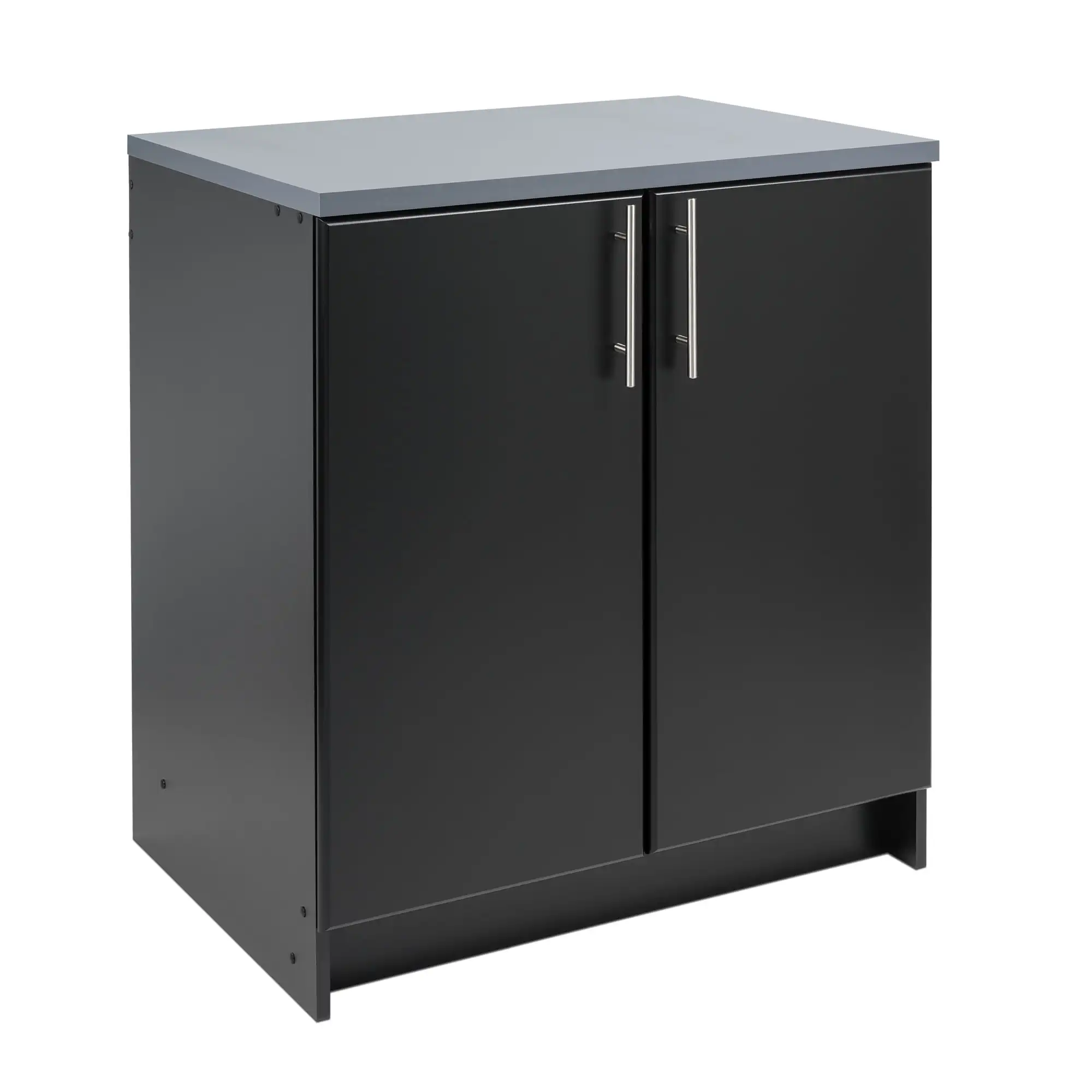 

NEW Elite 32" Storage Cabinet Black Storage Cabinet Base Bathroom with 1 Adjustable Shelf 24" D x 32" W x 36"