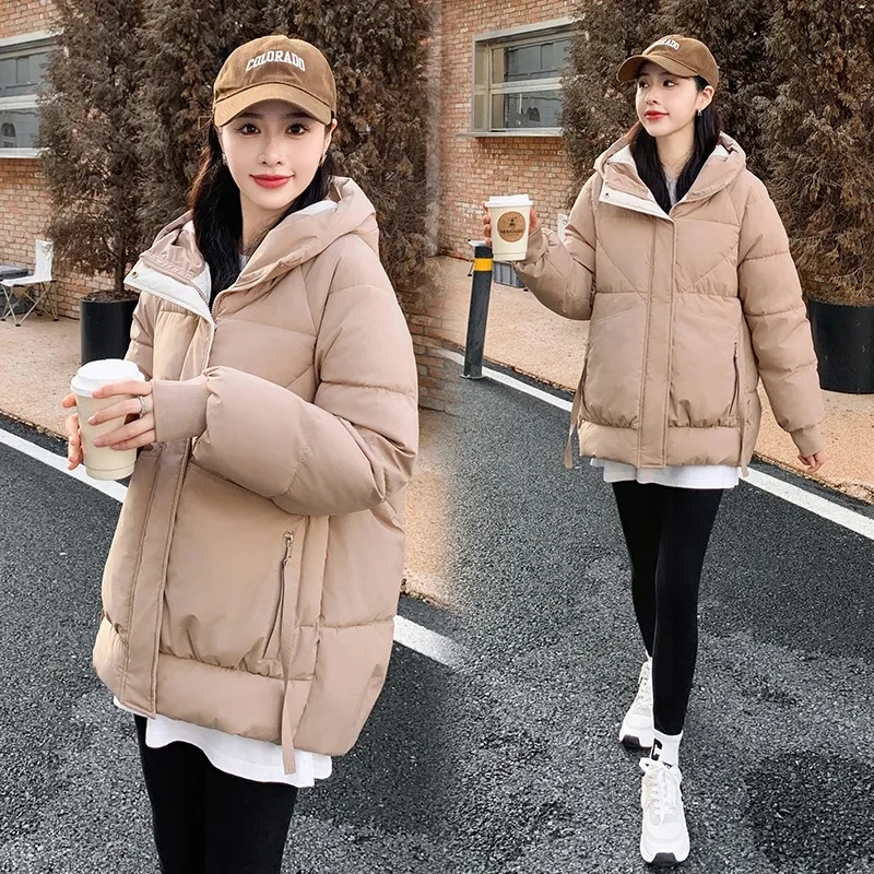 

Down Cotton Jacket 2023 Winter New Fashion Loose Temperament Women's Coat Casual comfortable Korean Version Female Outerwear