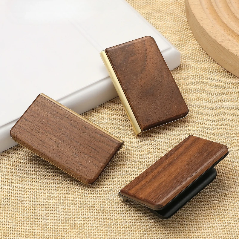 

Walnut flip cover, no punching invisible drawer, modern and simple concealed button wardrobe, cabinet door handle