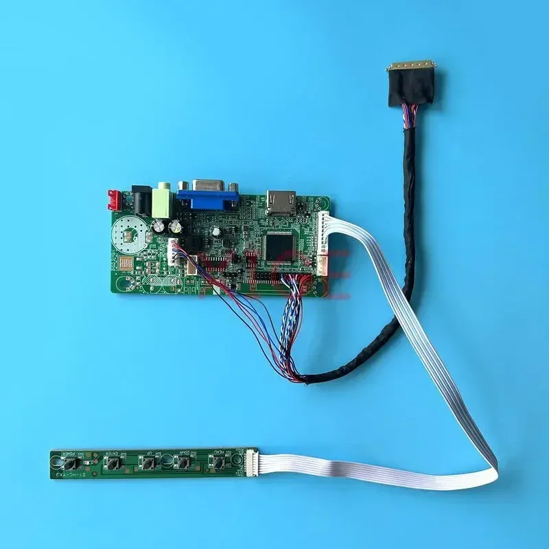 

Для LP156WF1-TLA1/TLB1/TLC1/TLF3 58C плата контроллера драйвера VGA 1920x1080 HDMI-совместимая 15,6 "LVDS 40-контактная панель ноутбука DIY Kit