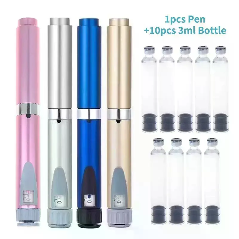 

Набор картриджей для тату-ручки Magic Pen, 3 мл, пустые кассеты-флаконы, индивидуальная стерильная упаковка, универсальный набор для инсулиновых ручек Lilly