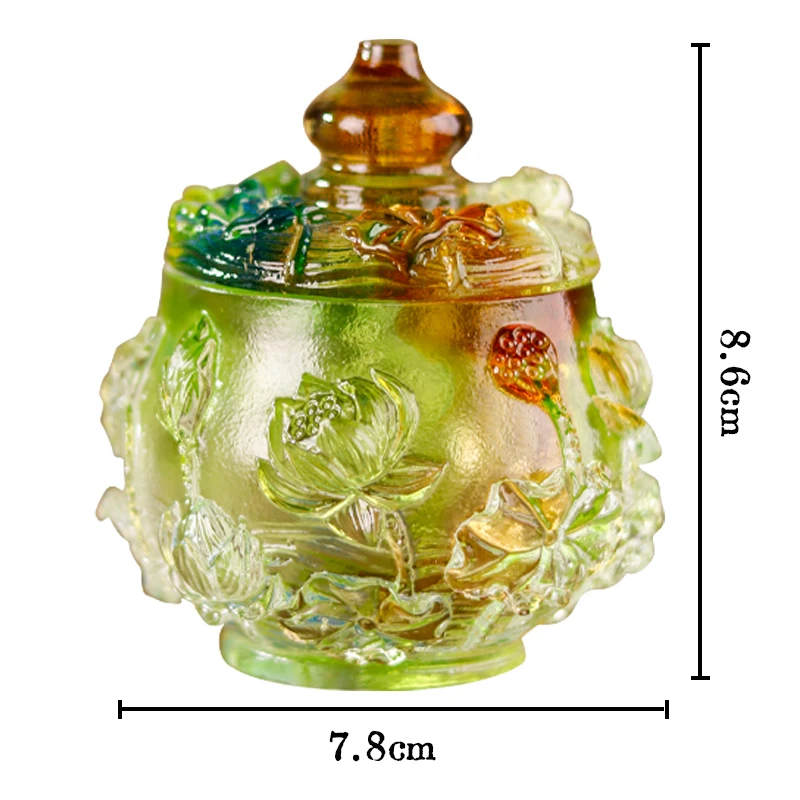 

Ancient glazed lotus water supply cup