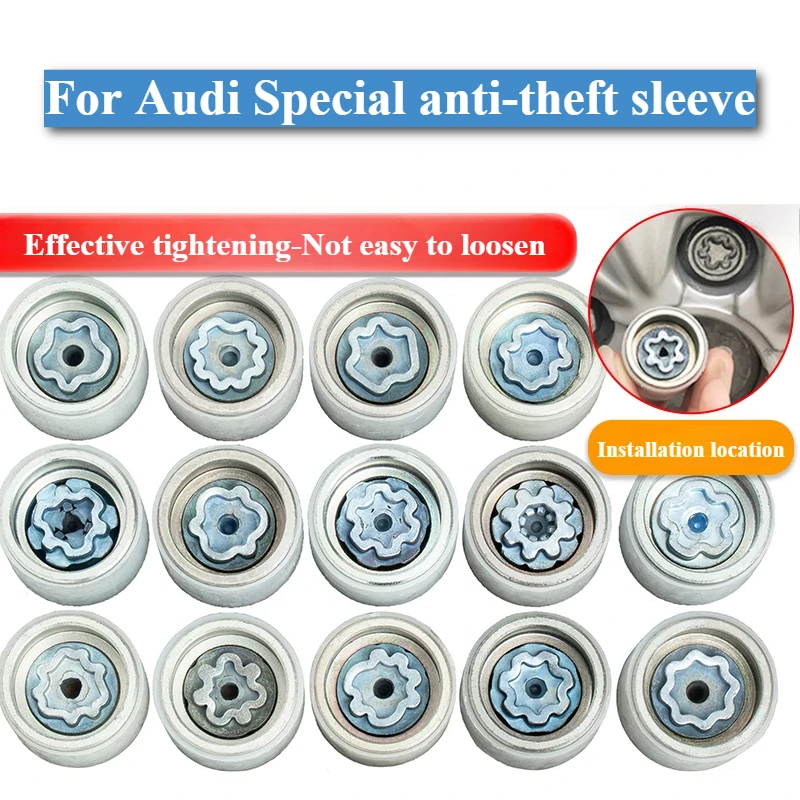 

For Audi A5/A3/A4L/A6L/Q3/Q5/Q7 A8 Tire Anti-theft Screw Socket Disassembly Tool Key