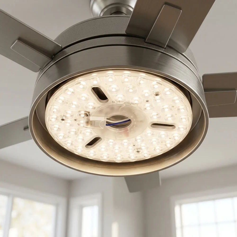 For Standard Ceiling Fans 3-color Dimming Bulb LED Ceiling Fan Light For Home Renovation Voltage Regulator Stabilizers