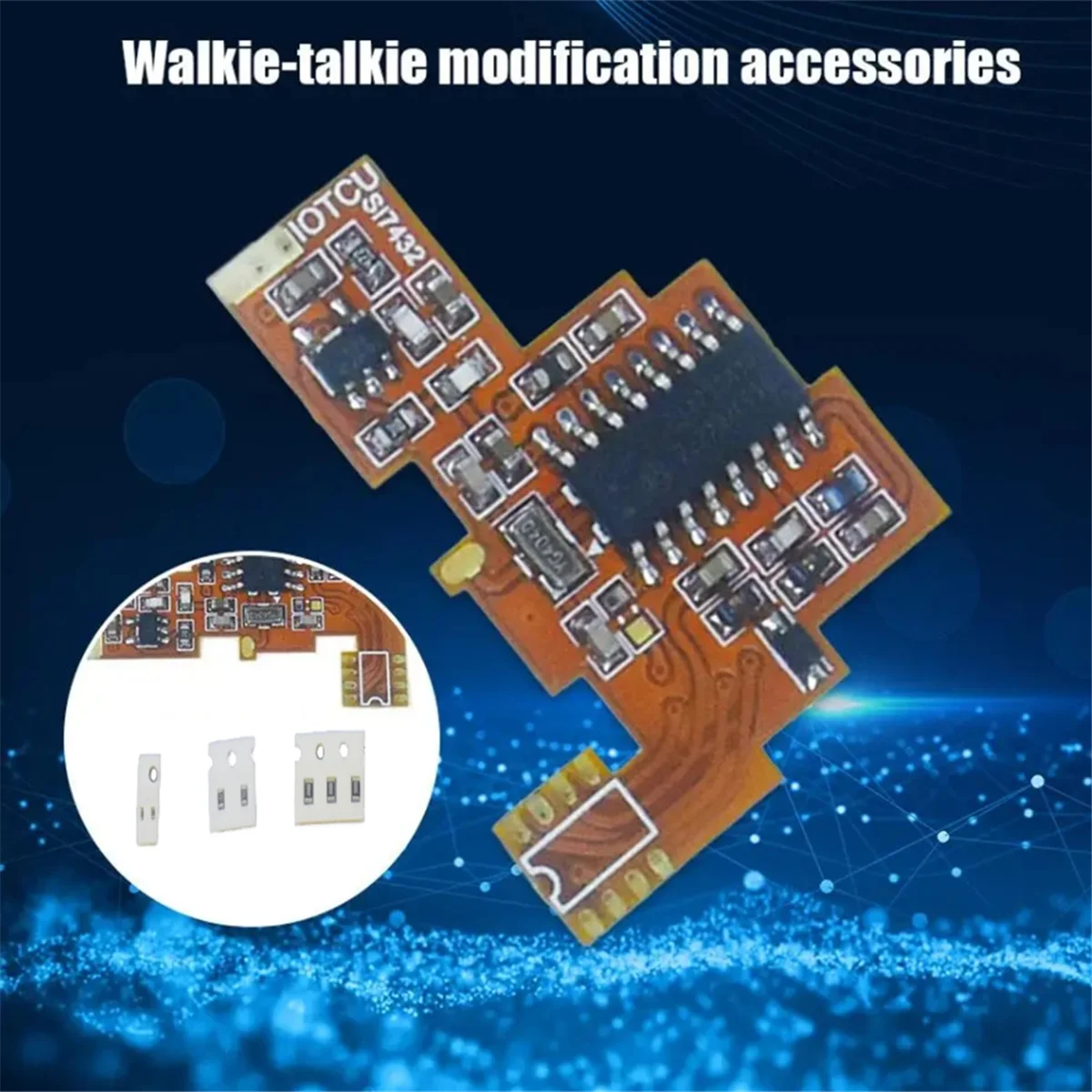 Per Quansheng UV K5/K6 Modulo di Modifica Radio SI4732 FPC HF Onde Corte Banda Completa Ricezione Banda Laterale Singolo Doppio Antennale
