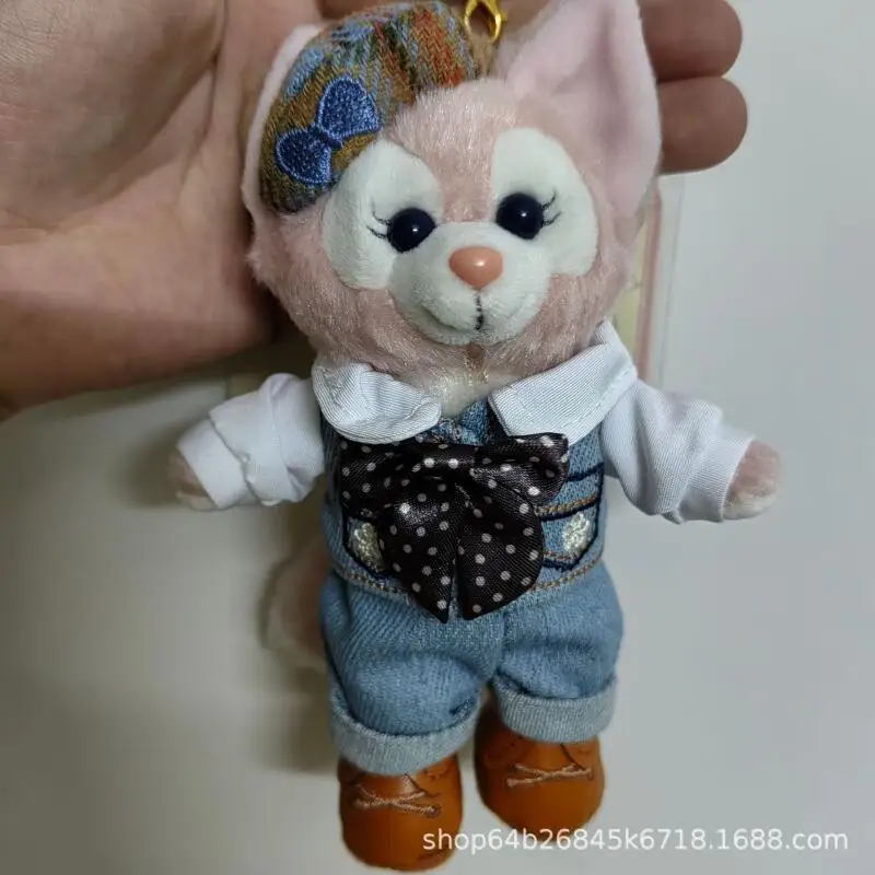 디즈니 더피 셀리메이 스텔라루 상하이 디즈니랜드 데님 컬렉션 플러시 키체인 백팩 장식 발렌타인데이 선물