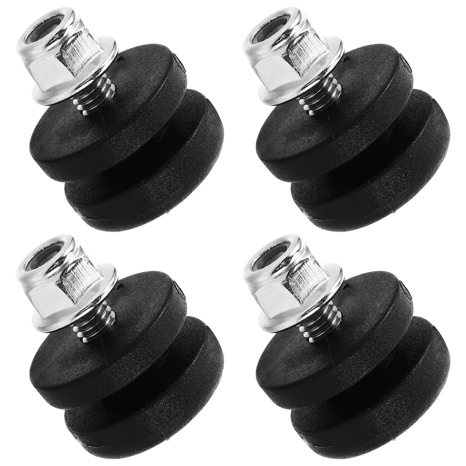 

4Pcs Rear Luggage Case Spacer Bracket Base Plate Noise Reducing Buckle Motorcycle Top Box Bushing Pad Motorbike Storage