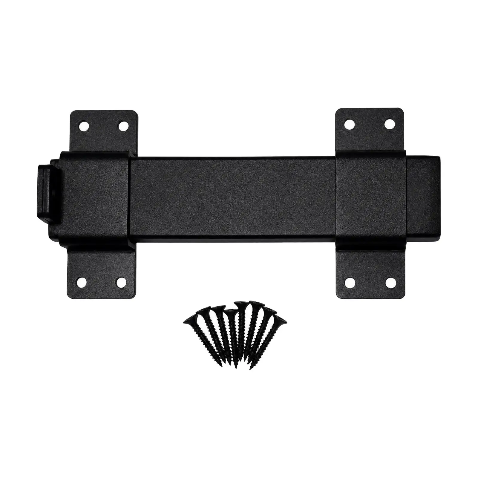 Adjustable Door Lock Bolt for Wooden Gates Barns Sheds with Mounting Screws Included