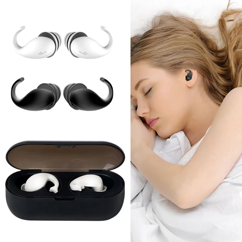 Dolphin Shape Sleep Earplugs Anti-noise Sleep Ear plugs Traveling Snorkeling Surfing Waterproof Soundproof Ear Plug