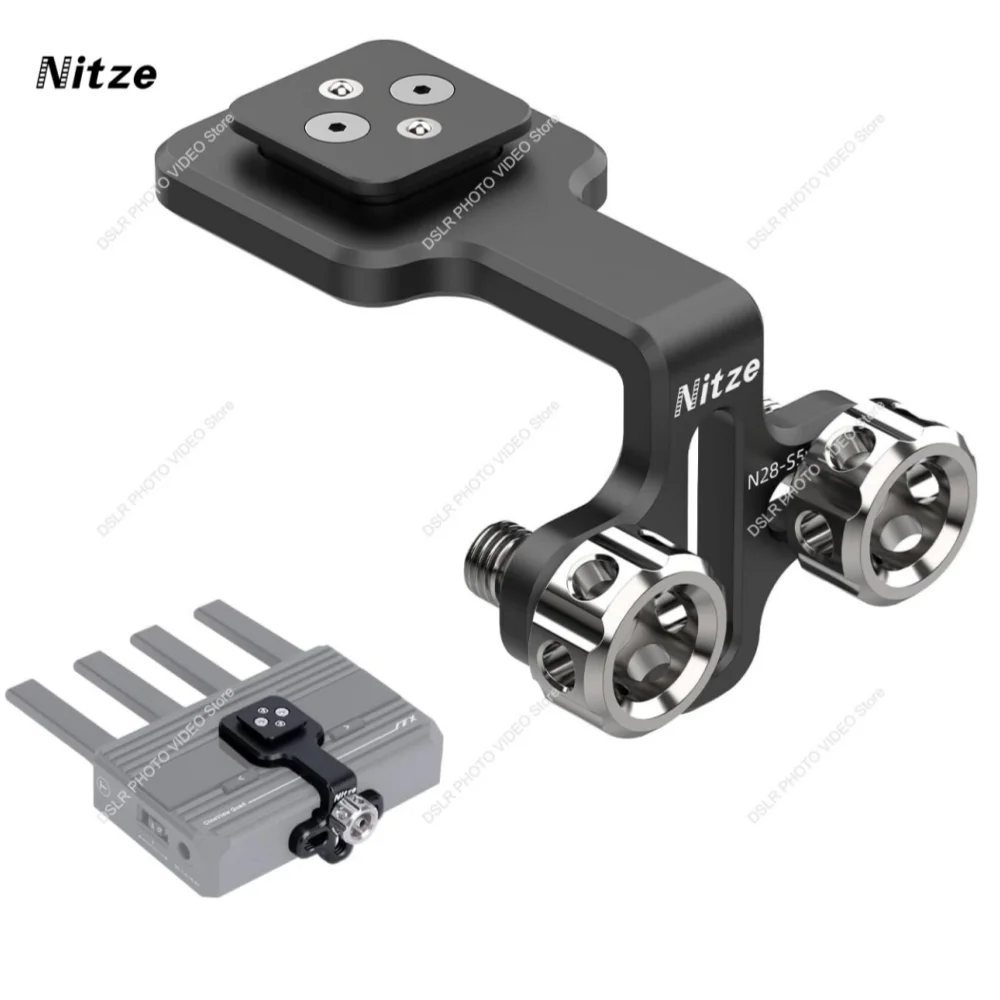 Nitze Stabilizer Wireless Video Transmission Bracket for DJI RS 2/RSC 2/RS 3/RS 3 Pro/RS 4/RS 4 Pro Gimbal, Transmitter Mount